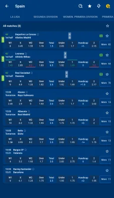 Screenshot of the application Mostbet - #2