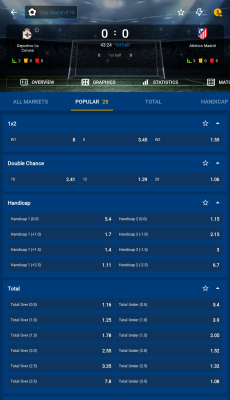 Screenshot of the application Mostbet - #3