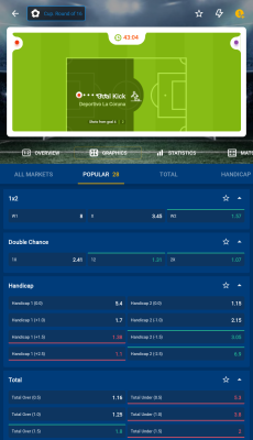 Screenshot of the application Mostbet - #4