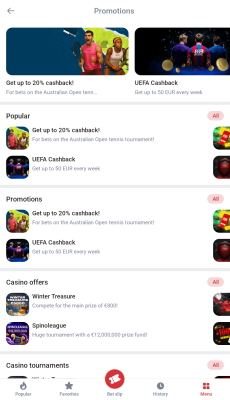 Screenshot of the application 888Starz - #7