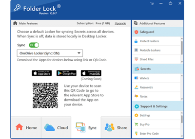 Screenshot of the application Folder Lock - #2