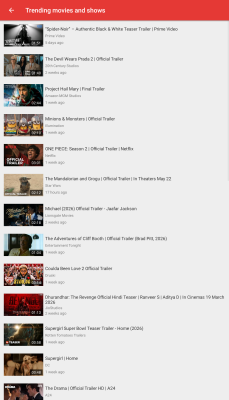 Screenshot of the application NewPipe - #2
