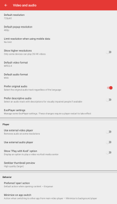Screenshot of the application NewPipe - #5