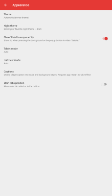 Screenshot of the application NewPipe - #6