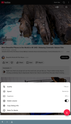 Screenshot of the application TubeMate - #4