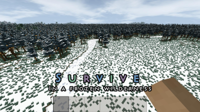 Screenshot of the application Survivalcraft 2 Day One - #7