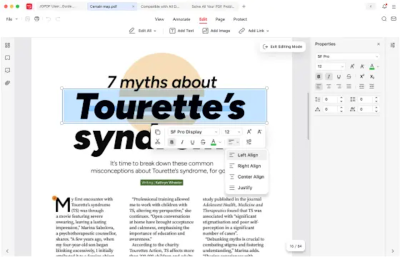 Screenshot of the application JOPDF for Mac - #1