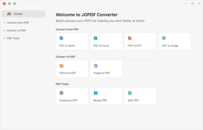 Screenshot of the application JOPDF for Mac - #3