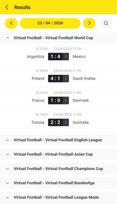 Screenshot of the application Bangbet - #6