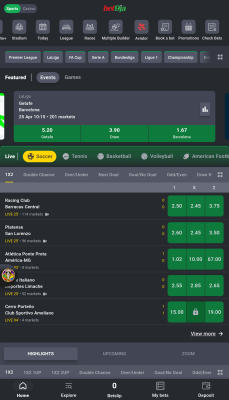 Screenshot of the application Bet9ja - #1