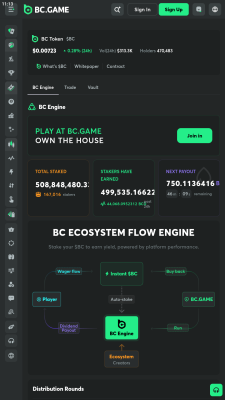 Screenshot of the application BC Game - #7