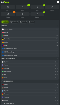 Screenshot of the application BetPawa - #1