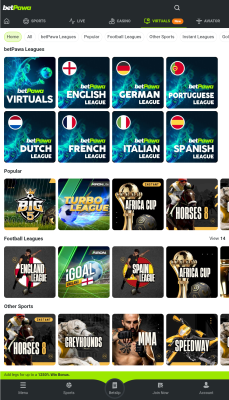 Screenshot of the application BetPawa - #6