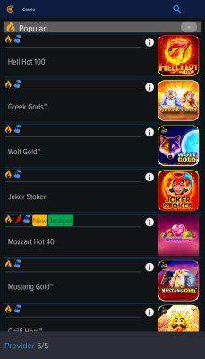 Screenshot of the application Mozzartbet - #5