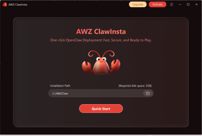 Screenshot of the application AWZ ClawInsta - #1