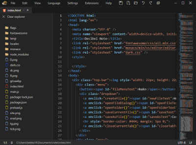 Screenshot of the application Snail Note - #1