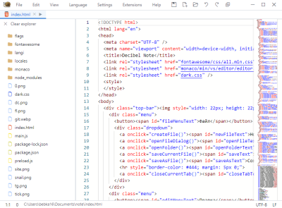 Screenshot of the application Snail Note - #2