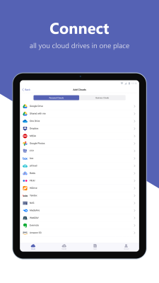 Screenshot of the application MultCloud - #3