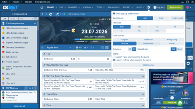 Screenshot of the application 1xBet - #6