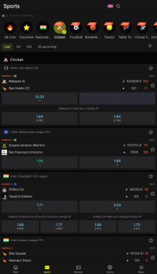Screenshot of the application Parimatch - #3