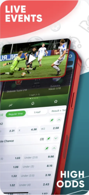 Screenshot of the application 22Bet - #3
