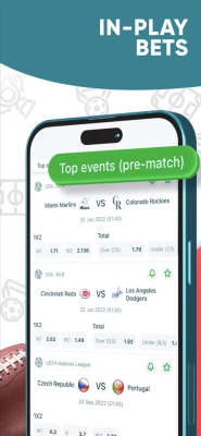 Screenshot of the application 22Bet - #6