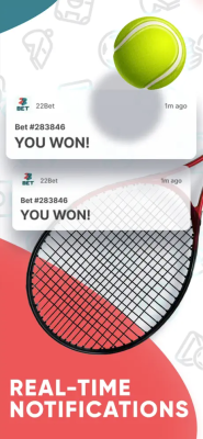 Screenshot of the application 22Bet - #8