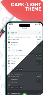 Screenshot of the application 22Bet - #9