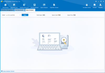 Screenshot of the application MiniTool Partition Wizard Free - #4