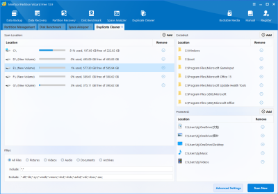 Screenshot of the application MiniTool Partition Wizard Free - #5