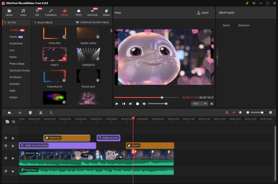 Screenshot of the application MiniTool MovieMaker Free - #4