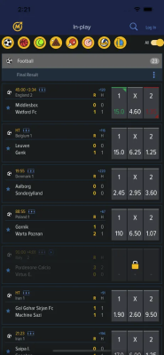 Screenshot of the application MozzartBet - #2