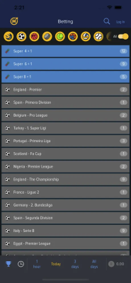Screenshot of the application MozzartBet - #3