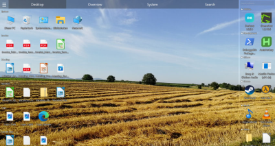 Screenshot of the application Deskora - #1