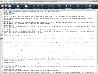 Screenshot of the application Comic Life - #3