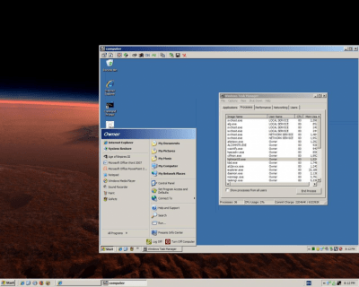 Screenshot of the application TightVNC - #1