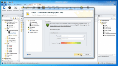 Screenshot of the application Royal TS - #4