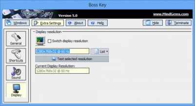 Screenshot of the application Free Boss Key - #5