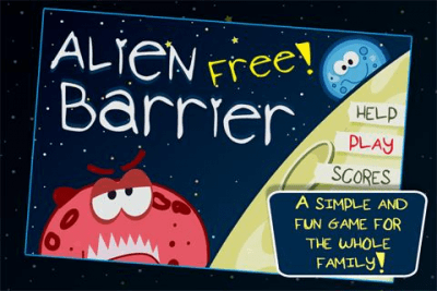 Screenshot of the application Alien Barrier Free - #1