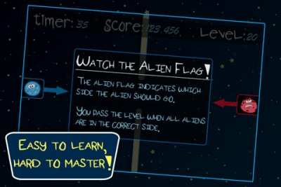 Screenshot of the application Alien Barrier Free - #4