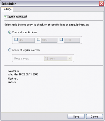 Screenshot of the application Juice Receiver - #5