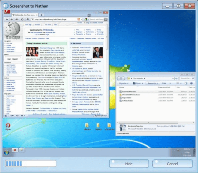 Screenshot of the application Brosix - #5
