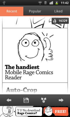 Screenshot of the application Rage Comics :) - #4