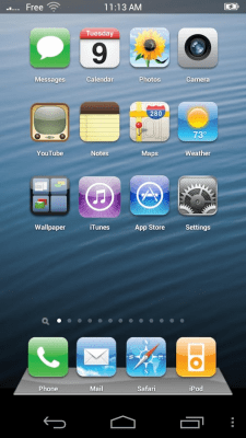 Screenshot of the application Fake iPhone 5 - #5