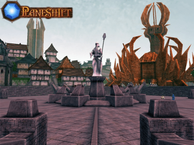 Screenshot of the application Planeshift MMORPG - #1