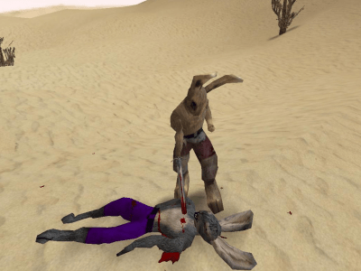 Screenshot of the application Lugaru - #4