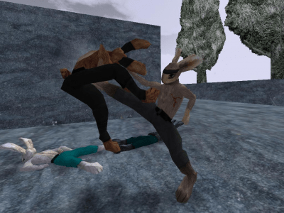 Screenshot of the application Lugaru - #5