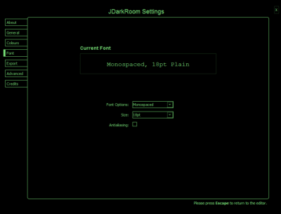 Screenshot of the application JDarkRoom - #6