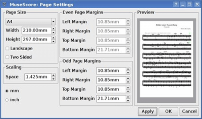 Screenshot of the application MuseScore Windows - #2