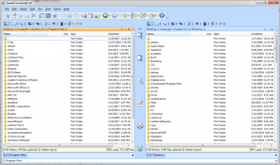 Screenshot of the application SpeedCommander - #3